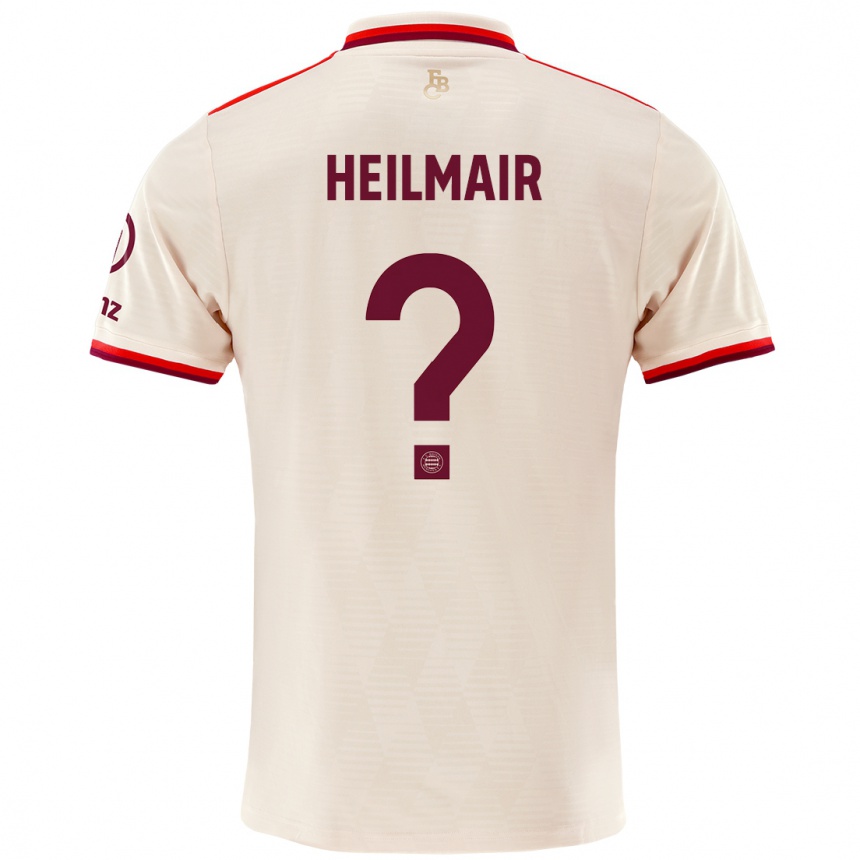 Hombre Fútbol Camiseta Hannes Heilmair #0 Lino Equipación Tercera 2024/25