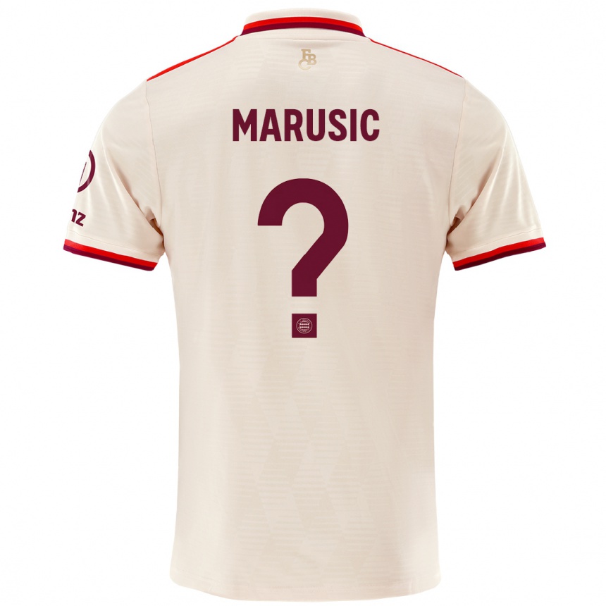 Hombre Fútbol Camiseta Gabriel Marusic #0 Lino Equipación Tercera 2024/25