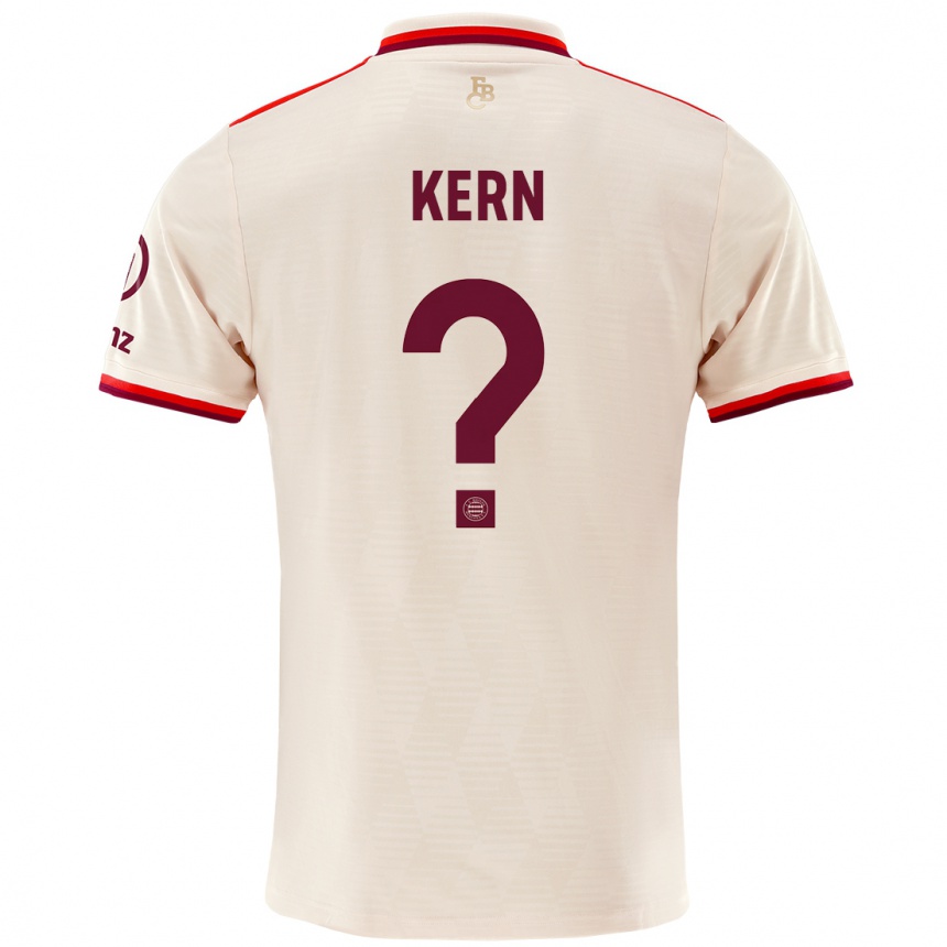 Hombre Fútbol Camiseta Timo Kern #0 Lino Equipación Tercera 2024/25