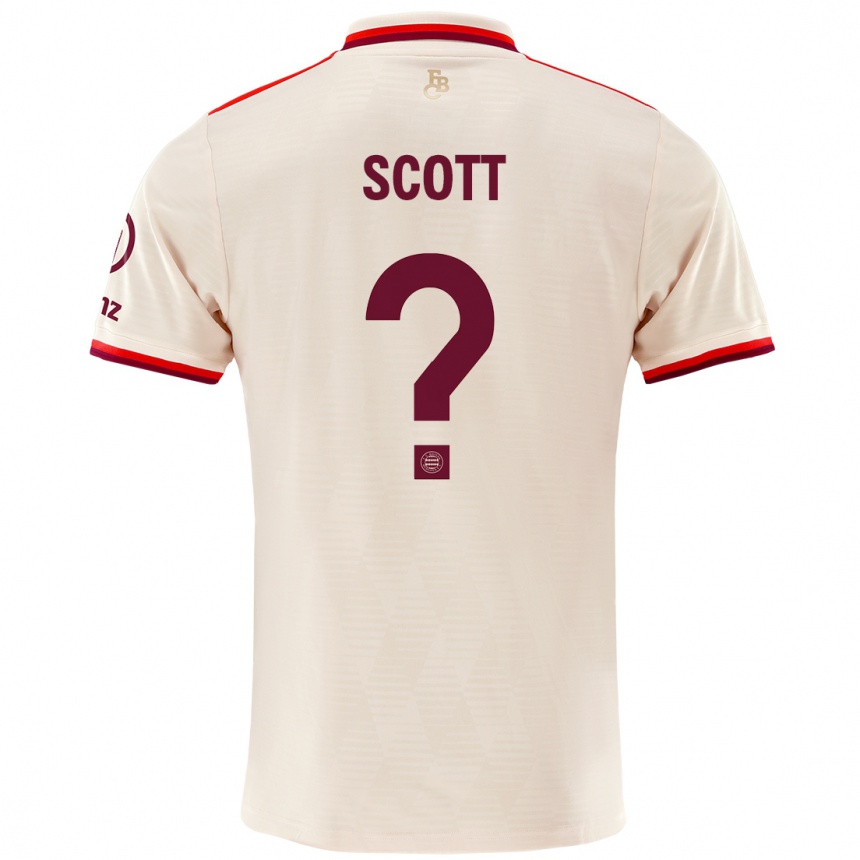 Hombre Fútbol Camiseta Michael Scott #0 Lino Equipación Tercera 2024/25