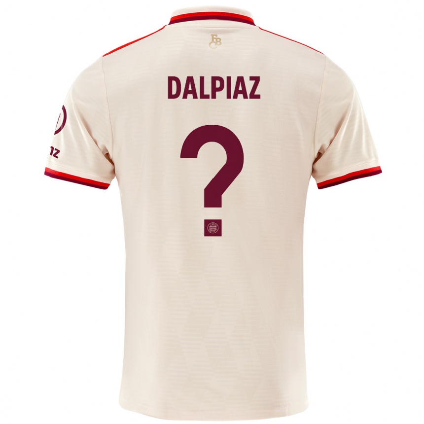 Hombre Fútbol Camiseta Magnus Dalpiaz #0 Lino Equipación Tercera 2024/25