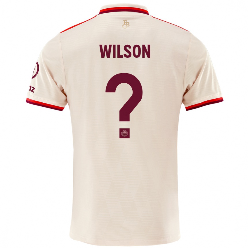 Hombre Fútbol Camiseta Oluwaseyi Wilson #0 Lino Equipación Tercera 2024/25