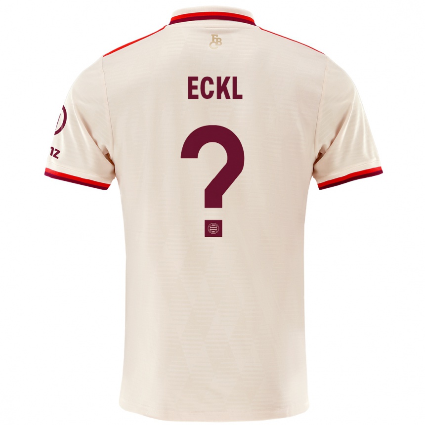 Hombre Fútbol Camiseta Jason Eckl #0 Lino Equipación Tercera 2024/25