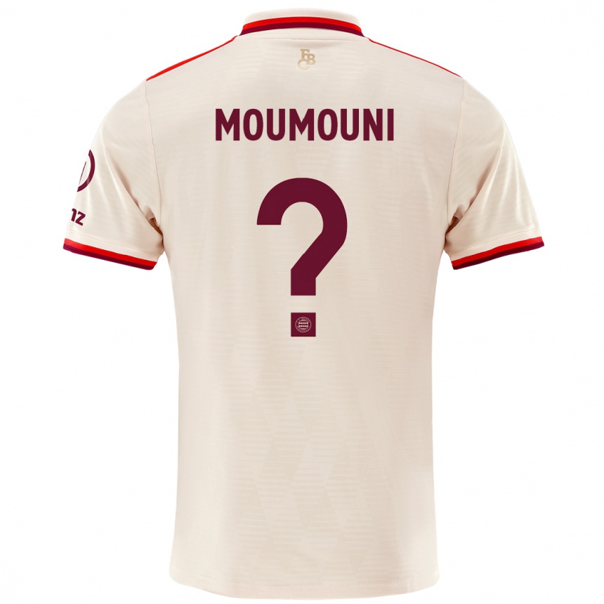 Hombre Fútbol Camiseta Rayan Moumouni #0 Lino Equipación Tercera 2024/25