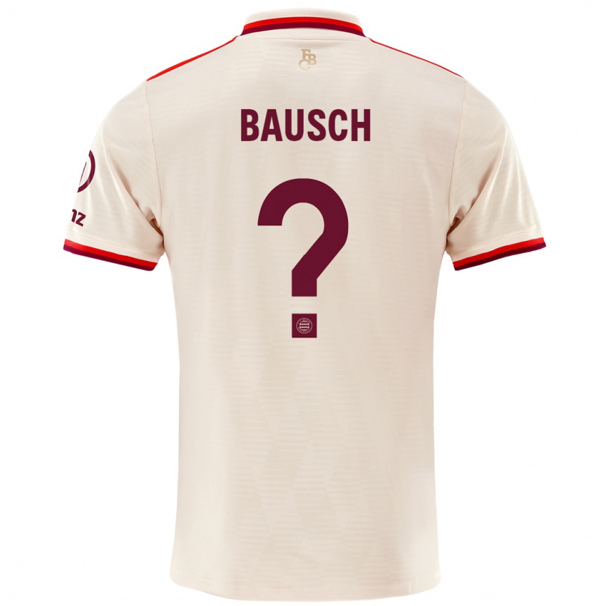 Hombre Fútbol Camiseta David Bausch #0 Lino Equipación Tercera 2024/25