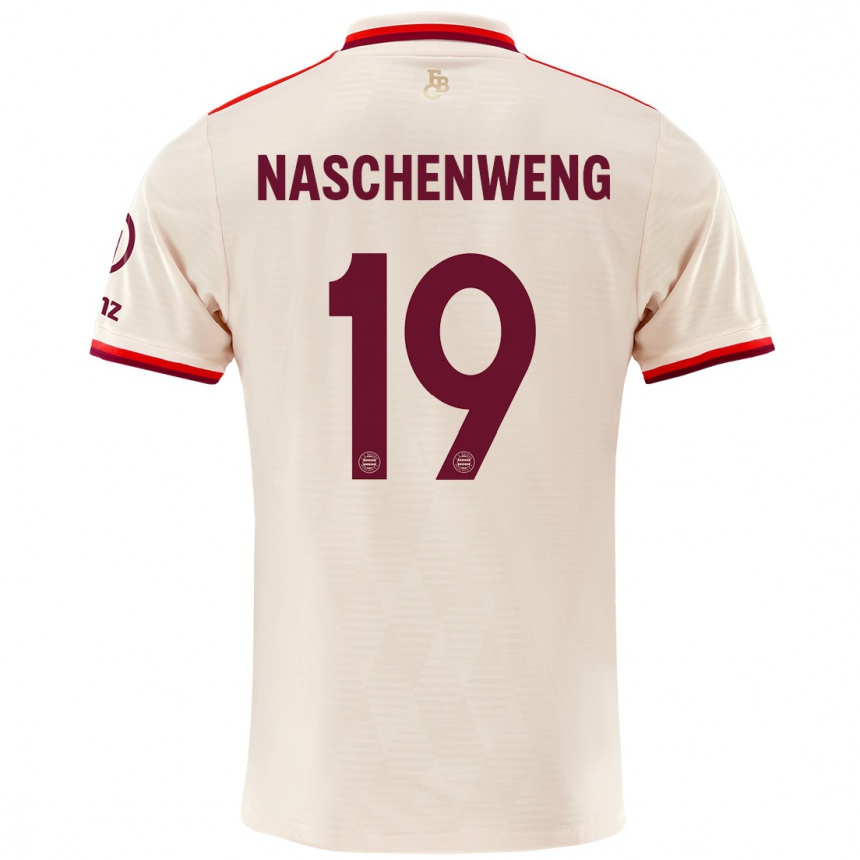 Hombre Fútbol Camiseta Katharina Naschenweng #19 Lino Equipación Tercera 2024/25