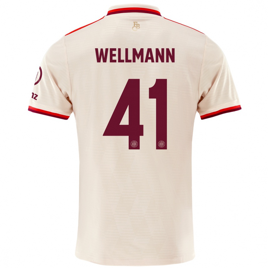 Hombre Fútbol Camiseta Anna Wellmann #41 Lino Equipación Tercera 2024/25