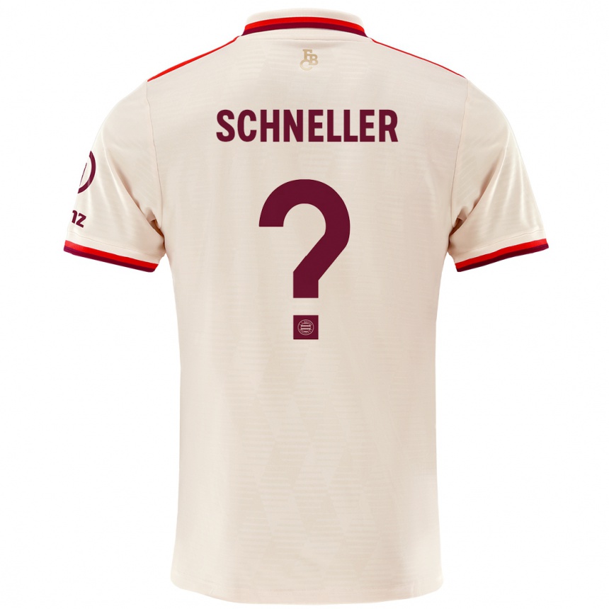 Hombre Fútbol Camiseta Lukas Schneller #0 Lino Equipación Tercera 2024/25