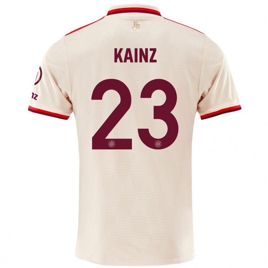 Hombre Fútbol Camiseta Manuel Kainz #23 Lino Equipación Tercera 2024/25