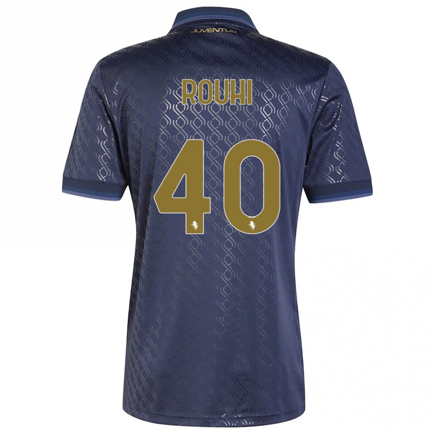 Hombre Fútbol Camiseta Jonas Rouhi #40 Azul Marino Equipación Tercera 2024/25