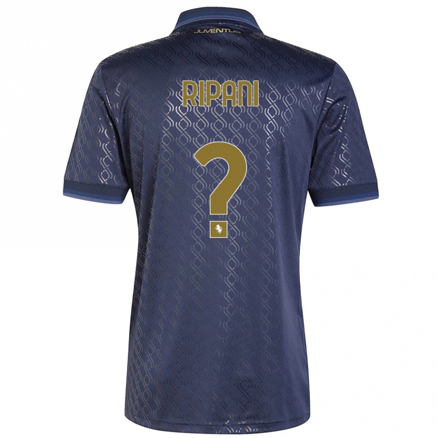 Hombre Fútbol Camiseta Diego Ripani #0 Azul Marino Equipación Tercera 2024/25