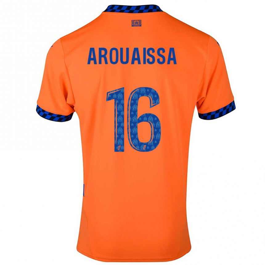 Hombre Fútbol Camiseta Ines Arouaissa #16 Naranja Azul Oscuro Equipación Tercera 2024/25