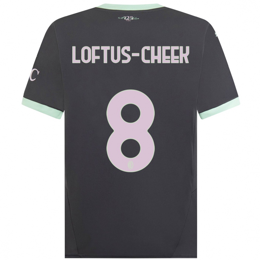 Hombre Fútbol Camiseta Ruben Loftus-Cheek #8 Gris Equipación Tercera 2024/25