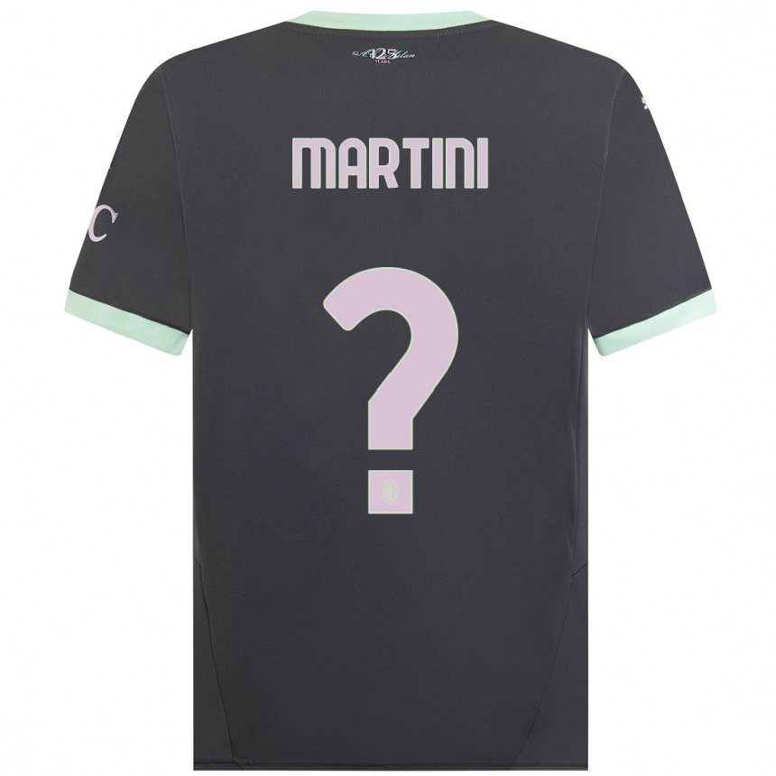 Hombre Fútbol Camiseta Thomas Martini #0 Gris Equipación Tercera 2024/25