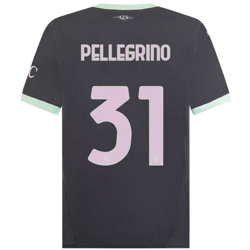 Hombre Fútbol Camiseta Marco Pellegrino #31 Gris Equipación Tercera 2024/25