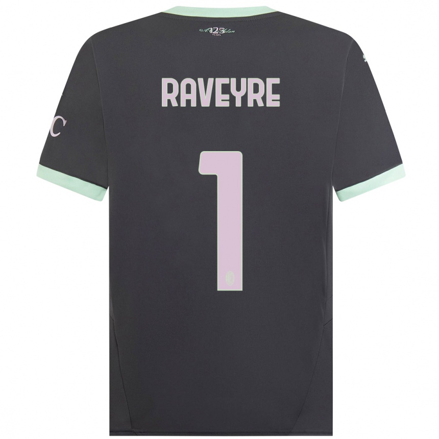 Hombre Fútbol Camiseta Noah Raveyre #1 Gris Equipación Tercera 2024/25