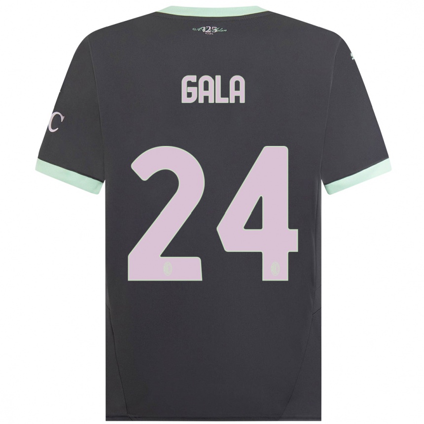 Hombre Fútbol Camiseta Antonio Gala #24 Gris Equipación Tercera 2024/25