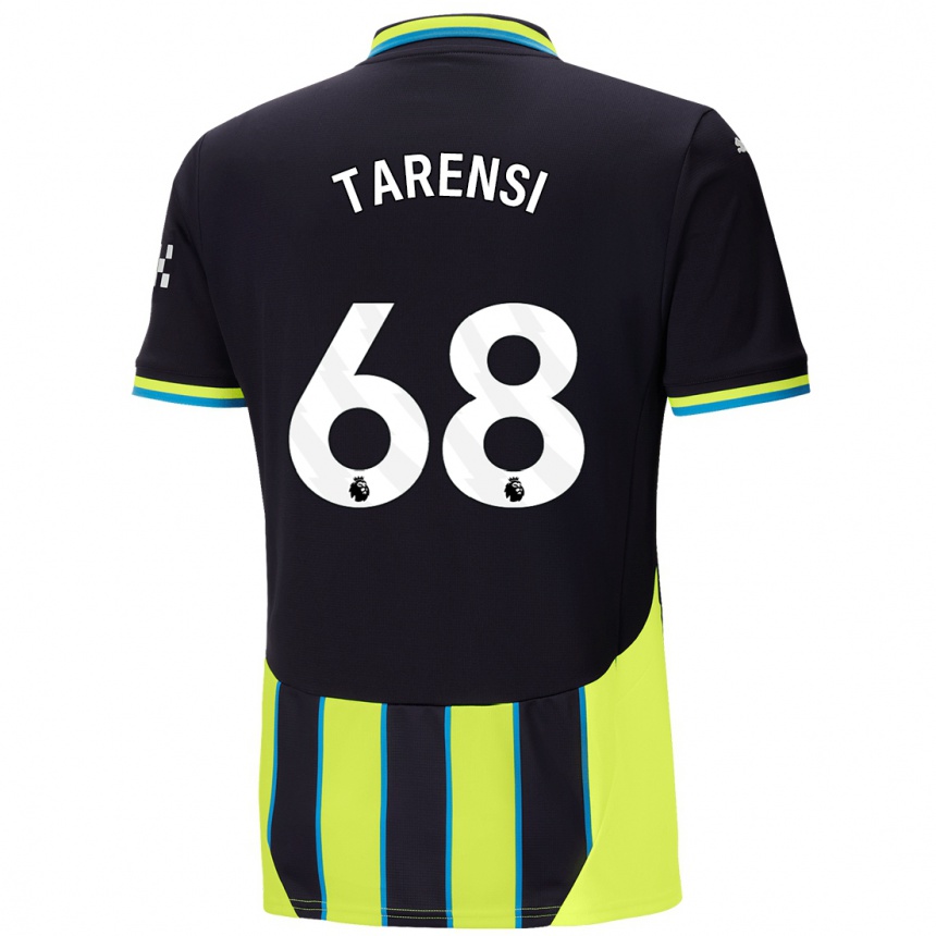 Mujer Fútbol Camiseta Oscar Tarensi #68 Azul Amarillo 2ª Equipación 2024/25