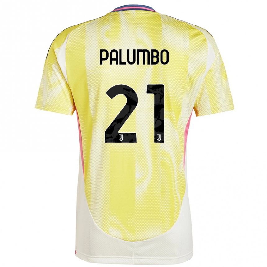 Mujer Fútbol Camiseta Martin Palumbo #21 Amarillo Solar 2ª Equipación 2024/25