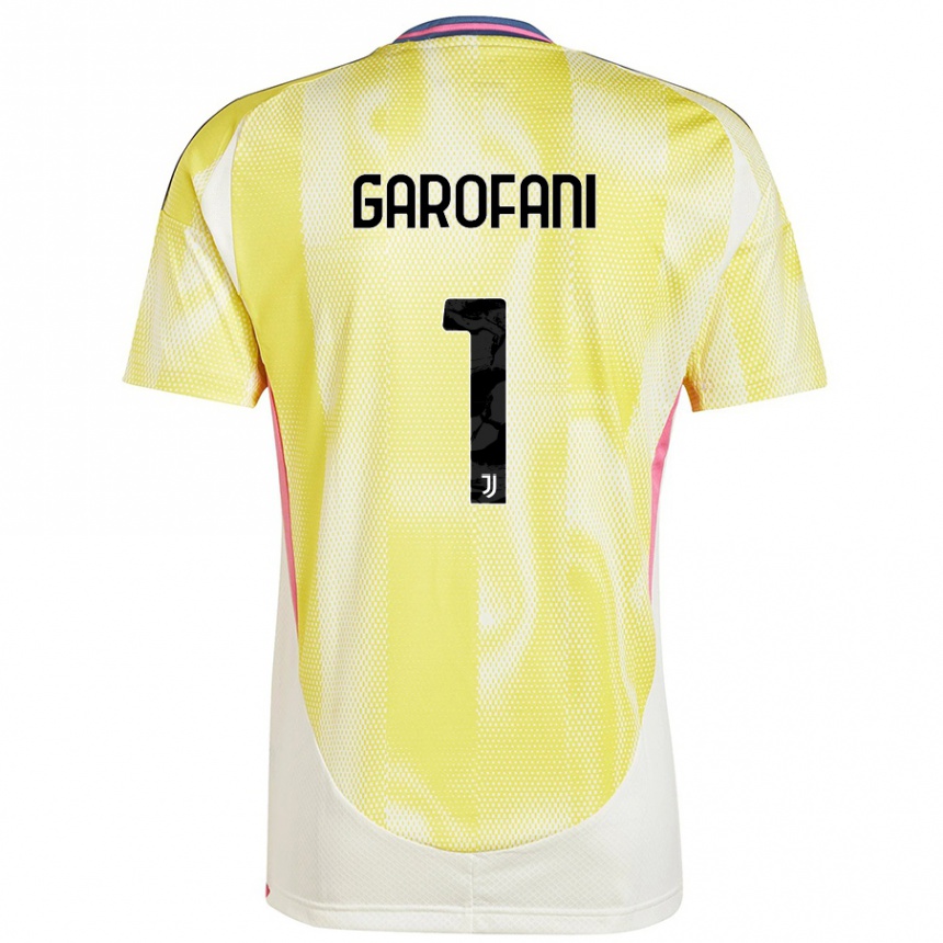 Mujer Fútbol Camiseta Giovanni Garofani #1 Amarillo Solar 2ª Equipación 2024/25