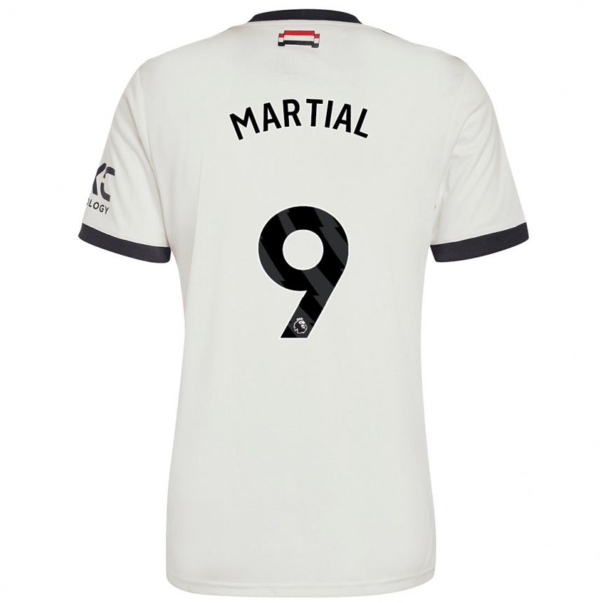 Mujer Fútbol Camiseta Anthony Martial #9 Blanquecino Equipación Tercera 2024/25