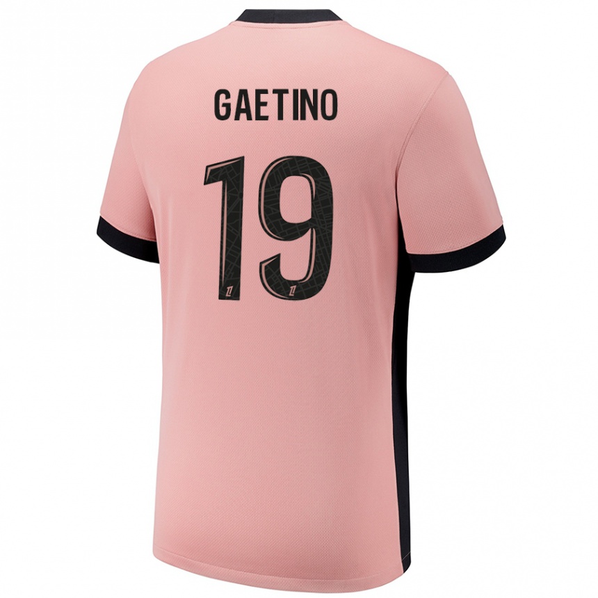 Mujer Fútbol Camiseta Eva Gaetino #19 Rosa Óxido Equipación Tercera 2024/25