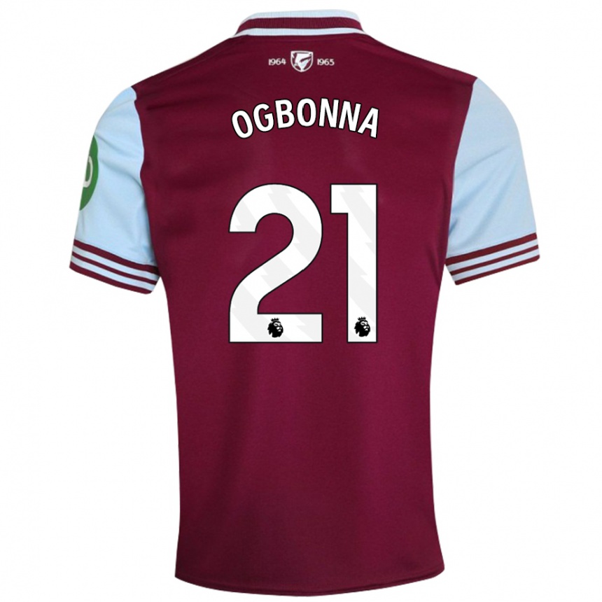 Niño Fútbol Camiseta Angelo Ogbonna #21 Rojo Oscuro 1ª Equipación 2024/25