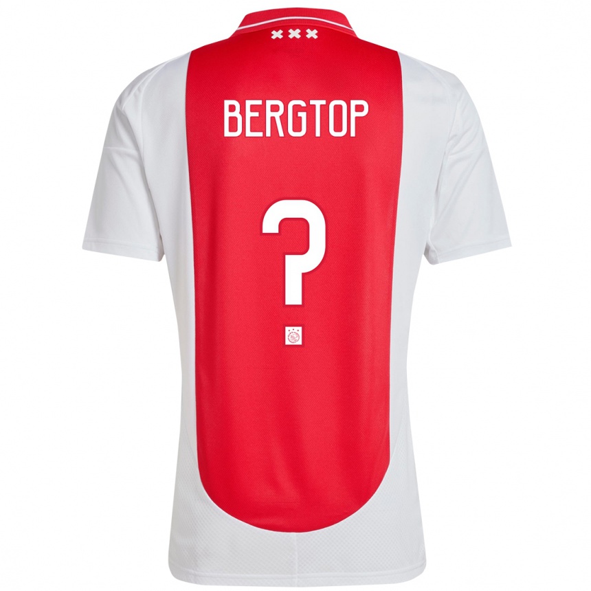 Niño Fútbol Camiseta Sanyika Bergtop #0 Rojo Blanco 1ª Equipación 2024/25