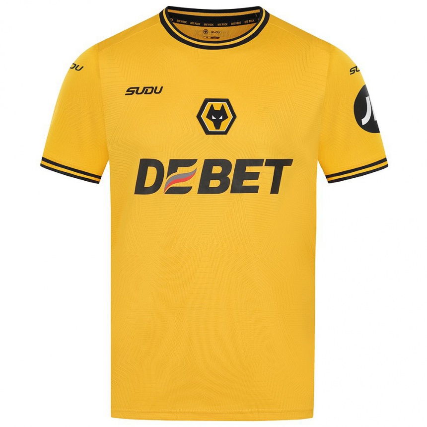 Niño Fútbol Camiseta Jack Hodnett #0 Amarillo 1ª Equipación 2024/25