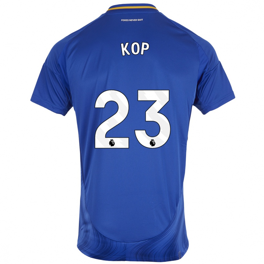 Niño Fútbol Camiseta Lize Kop #23 Azul Blanco 1ª Equipación 2024/25