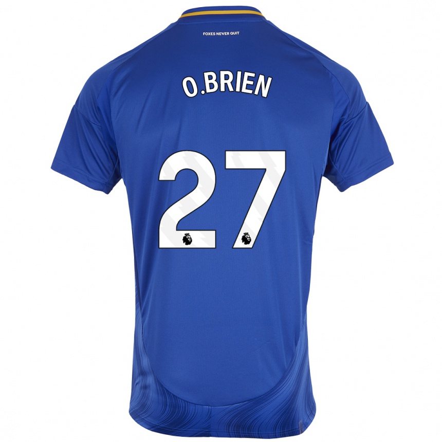 Niño Fútbol Camiseta Shannon O.brien #27 Azul Blanco 1ª Equipación 2024/25