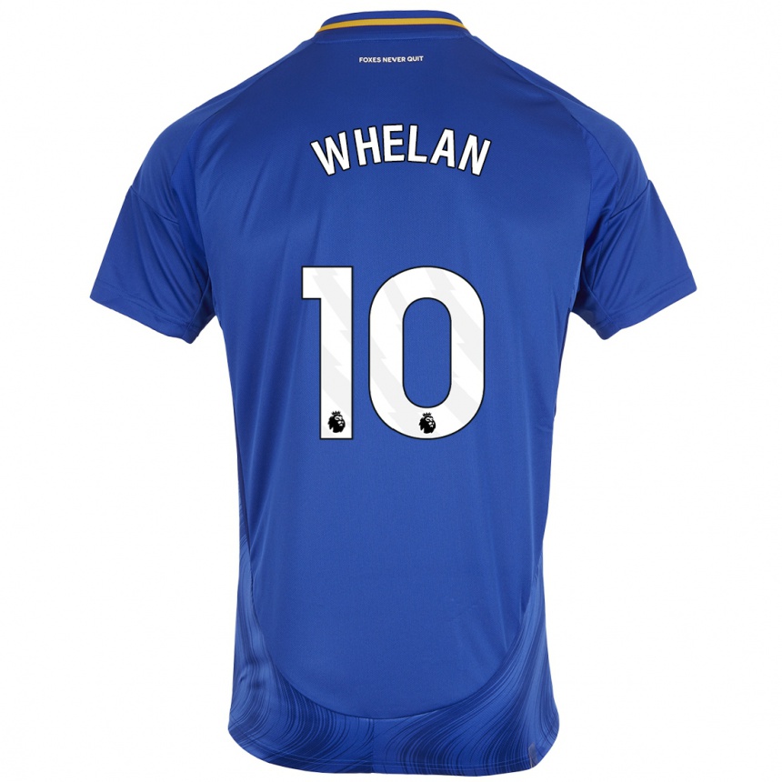 Niño Fútbol Camiseta Aileen Whelan #10 Azul Blanco 1ª Equipación 2024/25