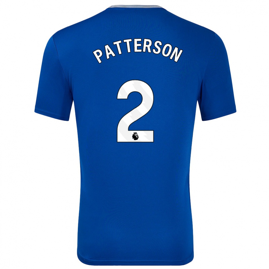 Niño Fútbol Camiseta Nathan Patterson #2 Azul Con 1ª Equipación 2024/25