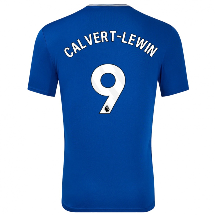 Niño Fútbol Camiseta Dominic Calvert-Lewin #9 Azul Con 1ª Equipación 2024/25