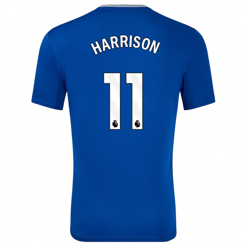 Niño Fútbol Camiseta Jack Harrison #11 Azul Con 1ª Equipación 2024/25