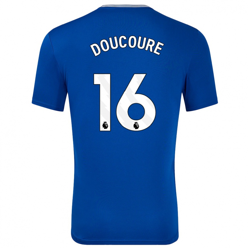 Niño Fútbol Camiseta Abdoulaye Doucouré #16 Azul Con 1ª Equipación 2024/25