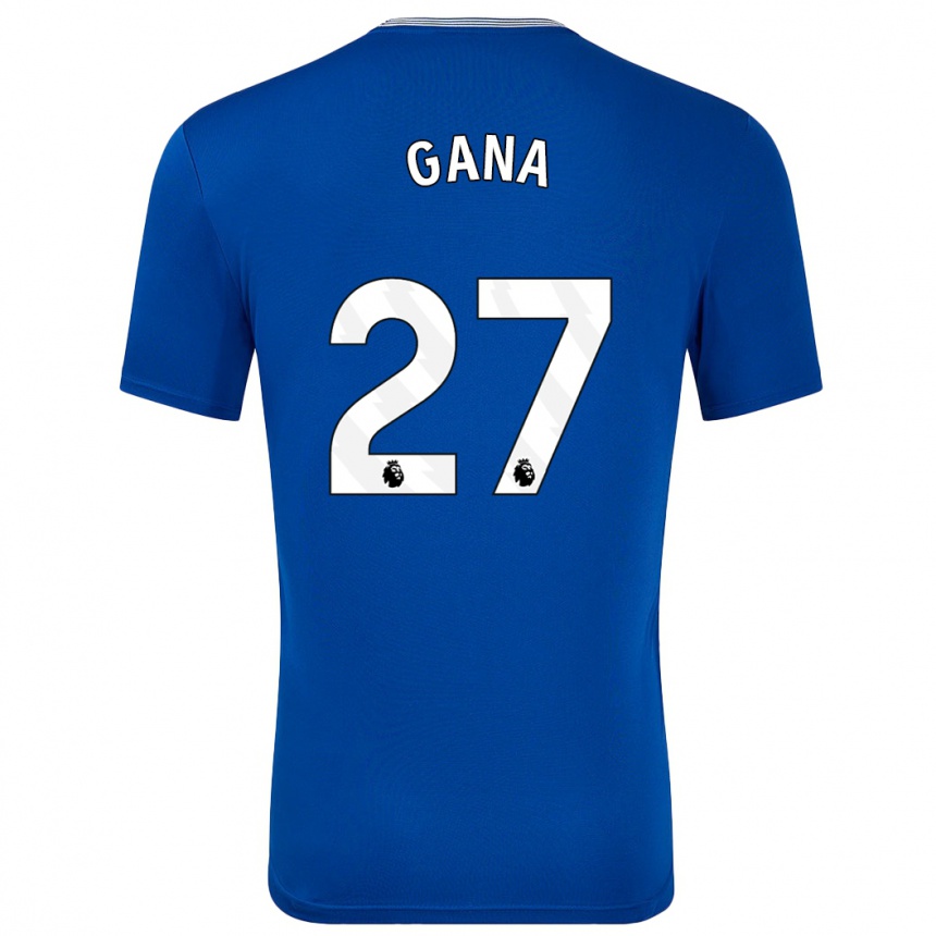 Niño Fútbol Camiseta Idrissa Gueye #27 Azul Con 1ª Equipación 2024/25