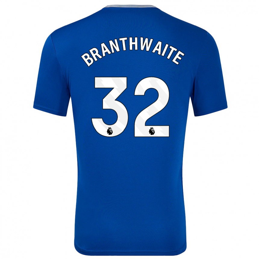 Niño Fútbol Camiseta Jarrad Branthwaite #32 Azul Con 1ª Equipación 2024/25