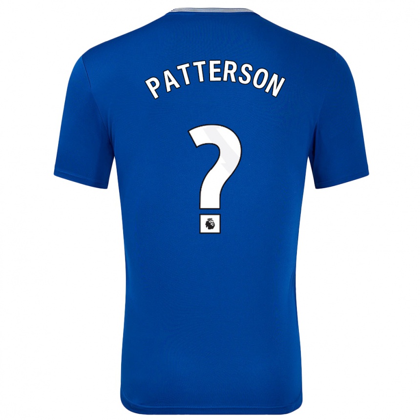 Niño Fútbol Camiseta Jack Patterson #0 Azul Con 1ª Equipación 2024/25