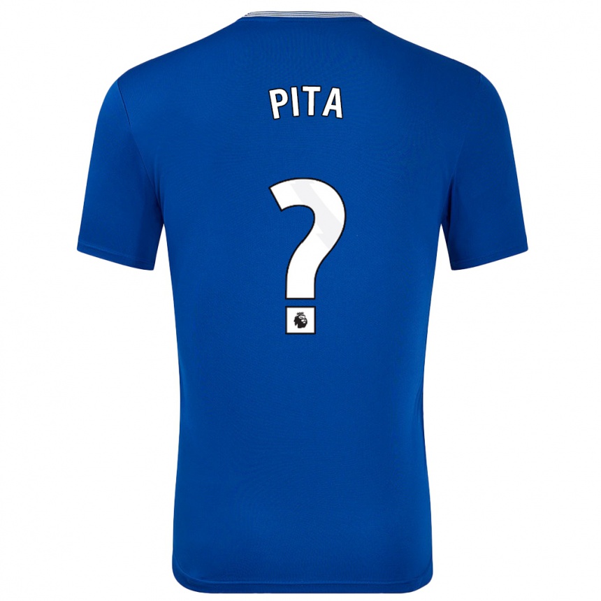 Niño Fútbol Camiseta Shea Pita #0 Azul Con 1ª Equipación 2024/25