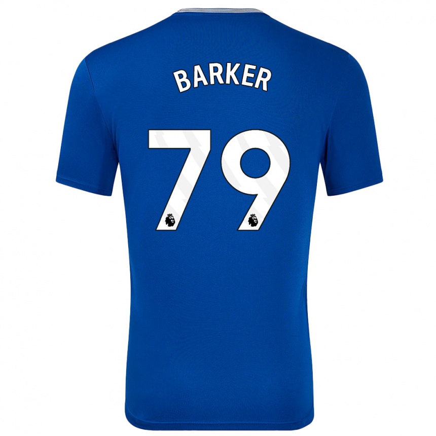 Niño Fútbol Camiseta Owen Barker #79 Azul Con 1ª Equipación 2024/25