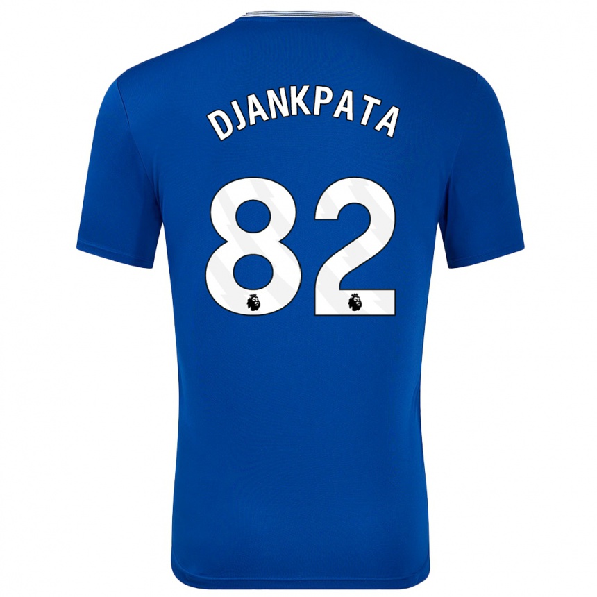 Niño Fútbol Camiseta Halid Djankpata #82 Azul Con 1ª Equipación 2024/25