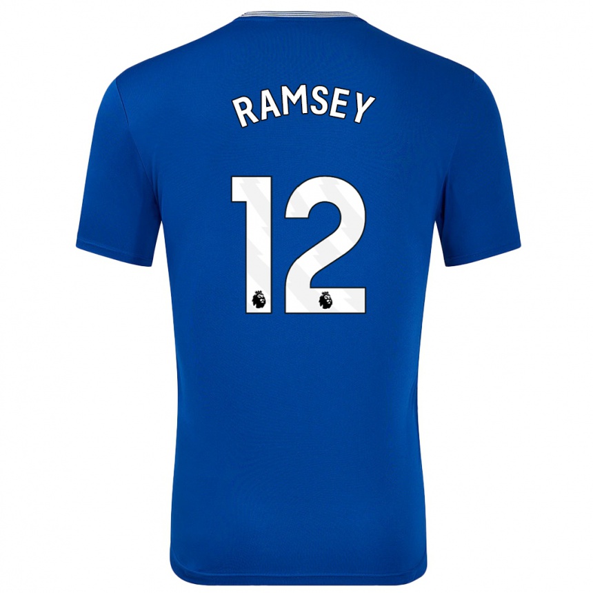 Niño Fútbol Camiseta Emily Ramsey #12 Azul Con 1ª Equipación 2024/25