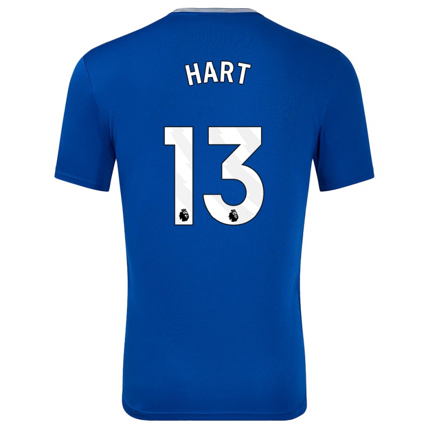 Niño Fútbol Camiseta Libby Hart #13 Azul Con 1ª Equipación 2024/25