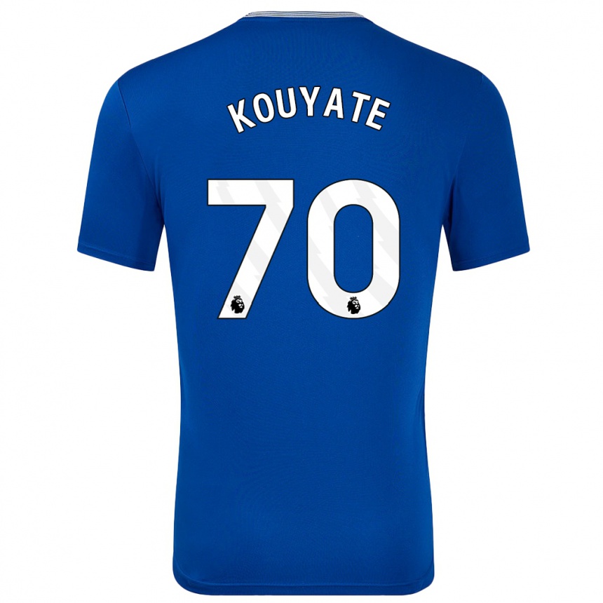 Niño Fútbol Camiseta Katia Kouyate #70 Azul Con 1ª Equipación 2024/25