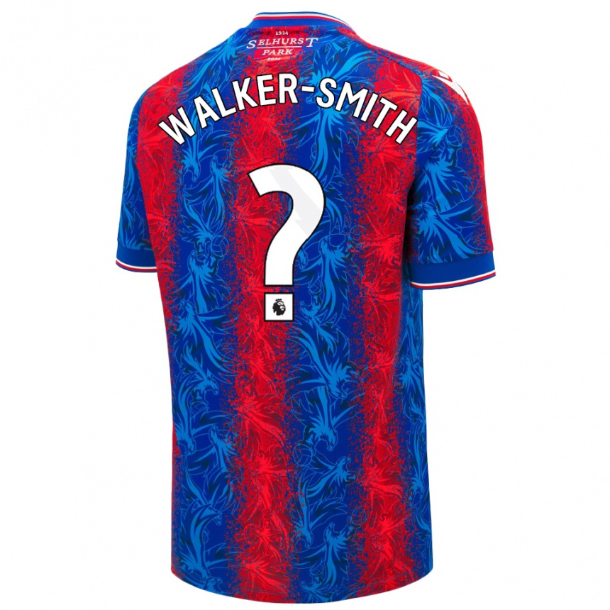 Niño Fútbol Camiseta Charlie Walker-Smith #0 Rayas Rojas Y Azules 1ª Equipación 2024/25