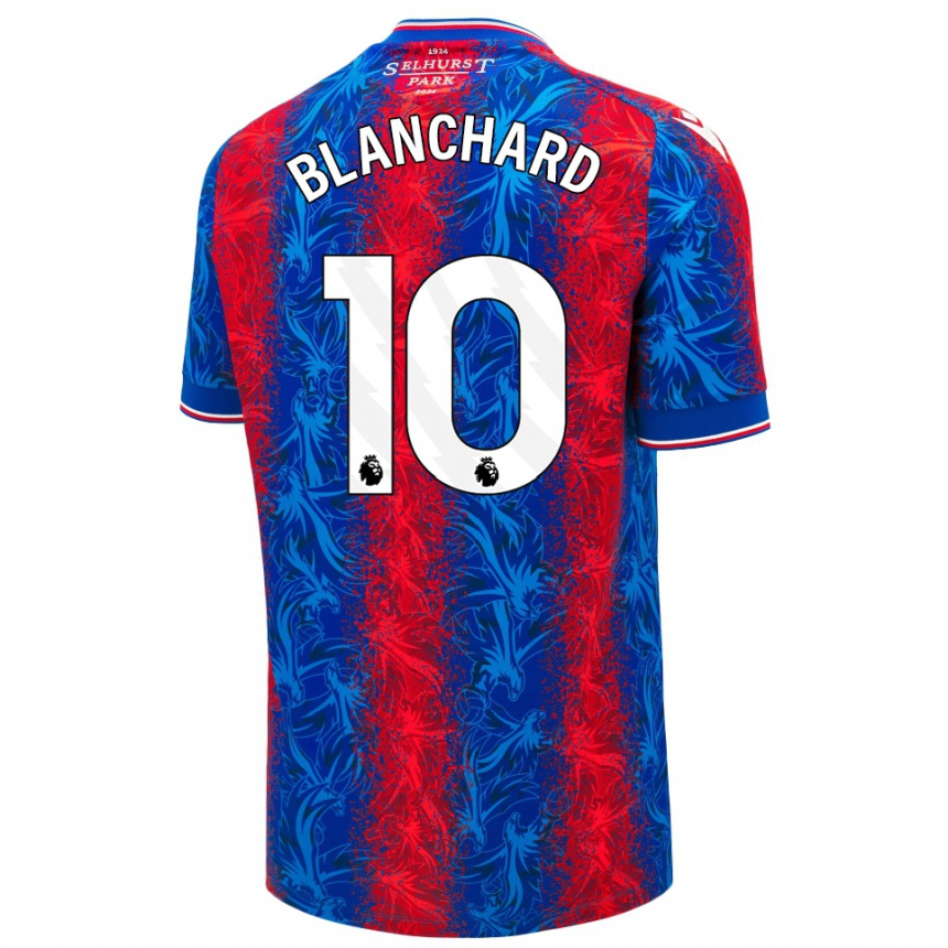 Niño Fútbol Camiseta Annabel Blanchard #10 Rayas Rojas Y Azules 1ª Equipación 2024/25