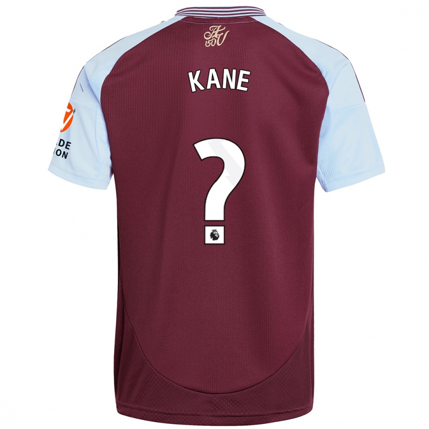 Niño Fútbol Camiseta Kane Taylor #0 Borgoña Azul Cielo 1ª Equipación 2024/25