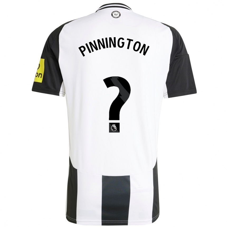 Niño Fútbol Camiseta Sam Pinnington #0 Blanco Negro 1ª Equipación 2024/25