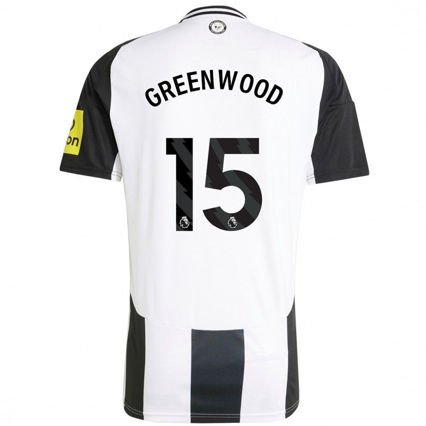 Niño Fútbol Camiseta Hannah Greenwood #15 Blanco Negro 1ª Equipación 2024/25